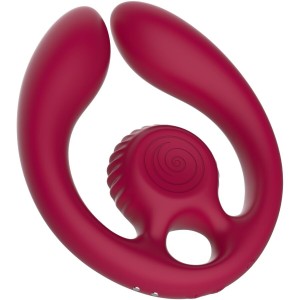 SNAIL VIBE - GIZI DUO STIMULATEUR POUR COUPLES TÃLÃCOMMANDE BOURGOGNE